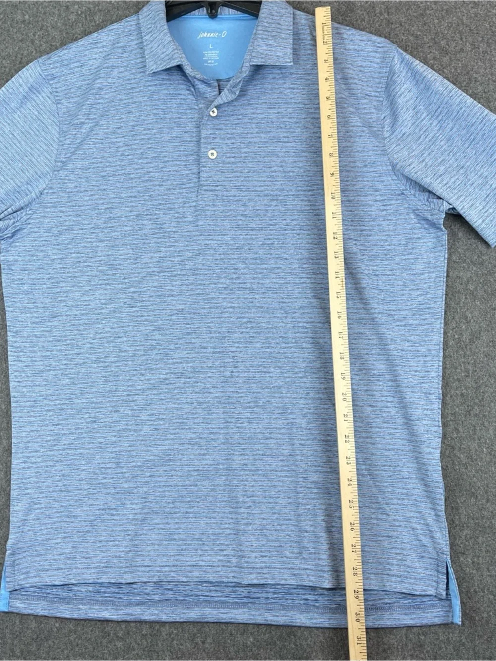 Johnnie O Performance Polo Shirt Mens Large UPF 50 Preppy - Picture 14 of 15